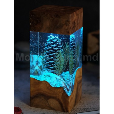 Светильник из эпоксидной смолы А-16